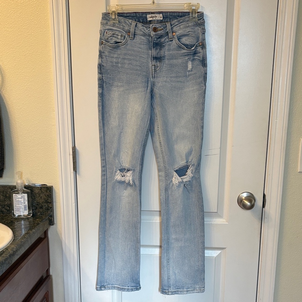 Edgely High Rise Slim Boot Jeans 4 Short